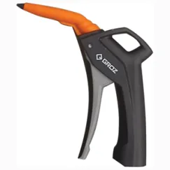 Groz Pro. Air Blow Gun W/Snub Nose Rubber Tip**